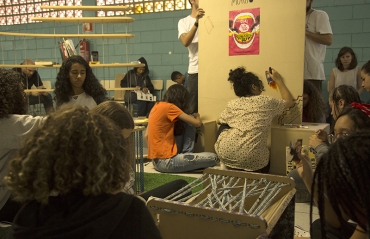 Como voc� faria para sua escola ser mais feliz?